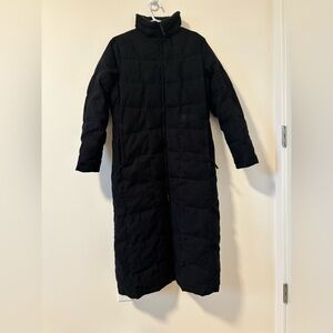 L.L. Bean Women's Long Black Puffer Coat